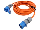 Prelungitor alimentare Goobay 10m 3G2,5mm&sup2; 16A portocaliu 76229