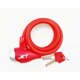 Antifurt cu cheie Jet LOCK, 10x1000mm, culoare rosu mat Cod:Z034