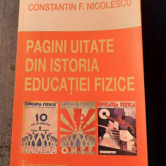 Pagini uitate din istoria educatiei fizice Constantin F. Nicolescu