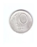 Moneda Suedia 10 ore 1943, stare buna, curata
