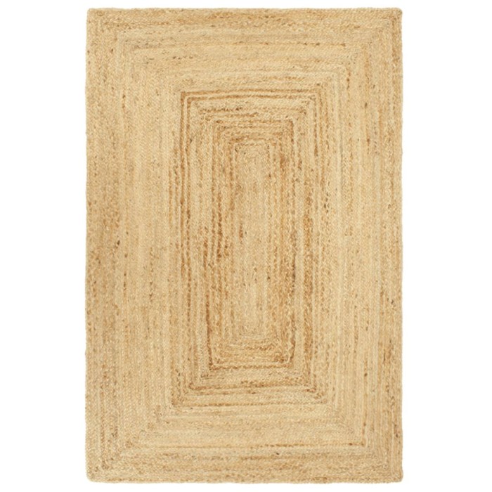 vidaXL Covor lucrat manual, 180x250 cm, iută