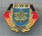 AX 269 INSIGNA - TURISM MONTAN -DRUMETIE MONTANA- ,,DWB&quot; 2000 KM