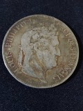 Franța 1837 W - 5 franci - Monedă de argint #1, Europa