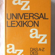 "UNIVERSAL LEXIKON. Das A-Z Des Wissens", 1969. Lexicon universal in lb. germana