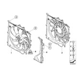 GMV radiator electroventilator Bmw X3 E83, 2004-2011 2, 0d/Xdrive20d; 3, 0d/Xdrive30d, Motorizare 2.0d; 3, 0d Diesel, dimensiune 460W/490mm, cu 3 pin