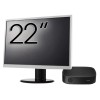 Pachet PC Second Hand HP T430 Thin Client, Intel Celeron N4000 1.10-2.60GHz, 2GB DDR4, 16GB SSD + Monitor 22&amp;quot; NewTechnology Media