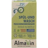 Detergent AlmaWin pentru Masina de Spalat Vase si Rufe - Curatare Calcar, Mirosuri, Ingrijire Componente, Substante Naturale