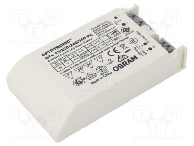 Alimentator LED pulsatoriu 13W 18-38V DC 350mA ams OSRAM foto