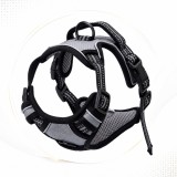Ham pentru Caine, Sofia CONCEPT&reg;, Ajustabil, Vesta Oxford, Reflectorizanta, Anti-Sufocare, pentru Caini de Talie Mica, Gri