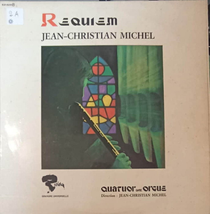 Disc vinil, LP. REQUIEM-Jean-Christian Michel, Quatuor Avec Orgue