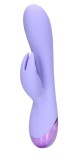 Vibrator Smooth Silicone Rabbit Vibrator, 10 Moduri Vibratii, USB, 20 cm, Mov