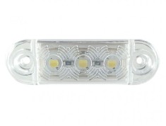 3 led Mini Lampi de marcaj laterale cu distanta Indicator Remorca camion alb Man Daf Scania Iveco 12/24v