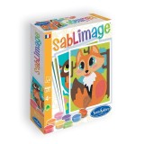 Kit creativ cu nisip - Mini Sablimage Animale din padure - Sentosphere