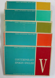CONTEMPORARY SPOKEN ENGLISH , VOLUMELE I - V by JOHN KANE and MARY KIRKLAND , 1970