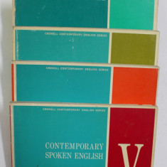 CONTEMPORARY SPOKEN ENGLISH , VOLUMELE I - V by JOHN KANE and MARY KIRKLAND , 1970