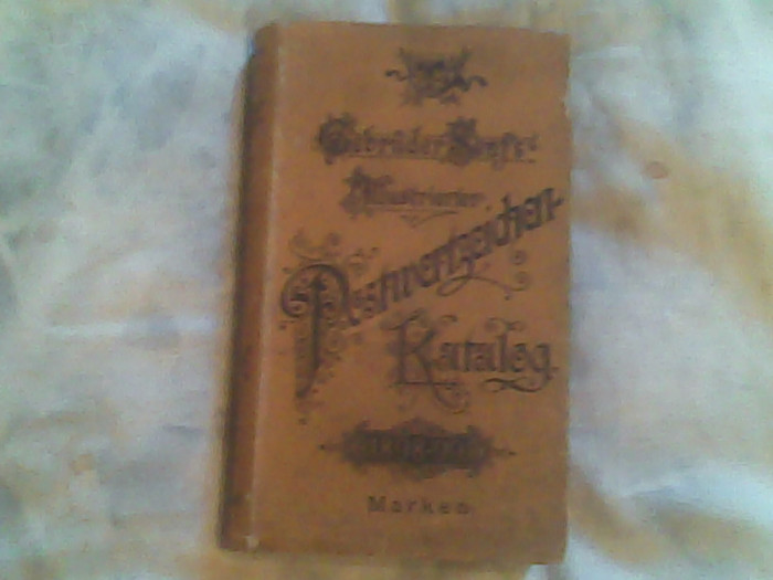 Gebruder senf&#039;s illustrierter postwertzeichen katalog 1898/1899