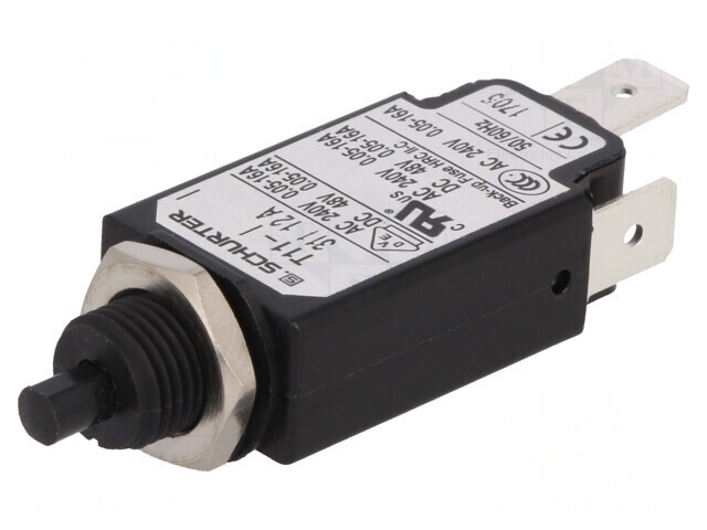 &Icirc;ntrerupător de Supracurent 12A 240VAC 48VDC SPST