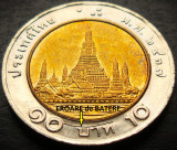 Cumpara ieftin Moneda bimetalica 10 BAHT - THAILANDA, anul 1994 * cod 4005 B = A.UNC EROARE, Asia