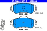 ATE 13.0460-2603.2 set placute frana,frana disc