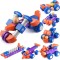 Set Blocuri de Constructie pentru copii, pentru dezvoltarea creativitatii si imaginatiei, 31 piese rezistente din ABS fara BPA, multicolor Multicolor