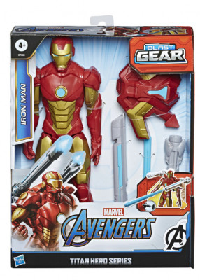 Figurina Marvel Iron Man Avangers Tony Stark 30 cm blast foto