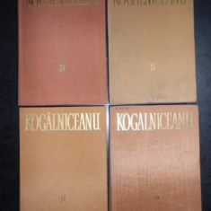 MIHAIL KOGALNICEANU - ORATORIE. OPERE vol. 4 partile 1-4 (1977, ed. cartonata)