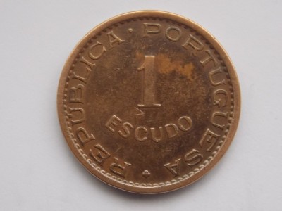 1 ESCUDO 1968 MOZAMBIC foto