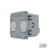 Modul Intrerupator Dublu cu Revenire, Contact Uscat si 12/24V cu Touch LIVOLO - Serie Noua SmartElectro IntelligentHouse