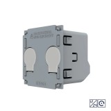Cumpara ieftin Modul Intrerupator Dublu cu Revenire, Contact Uscat si 12/24V cu Touch LIVOLO - Serie Noua SmartElectro IntelligentHouse