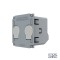 Modul Intrerupator Dublu cu Revenire, Contact Uscat si 12/24V cu Touch LIVOLO - Serie Noua SmartElectro IntelligentHouse