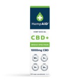 Ulei de canepa cu 1000mg CBD 500mg CBDA 500mg CBGA, 10ml, HempAID