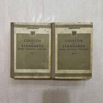 Colectia de standarde pentru economia forestiera - 2 Vol. foto