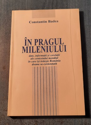 In pragul mileniului Constantin Badea cu autograf foto