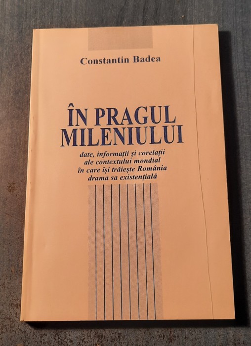 In pragul mileniului Constantin Badea cu autograf