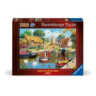 Ravensburger - Puzzle o zi agitata pe canal 1000 piese foto