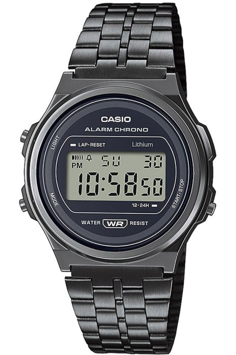 Ceas unisex CASIO Retro Vintage Casual NX DIG SS BLK