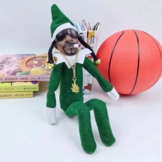 Papusa amuzanta Elf Snoop, decor haios pentru casa, jucarie distractiva pentru glume si farse