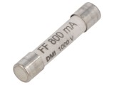 Siguranță Ultra-Rapidă 800mA 6,3x32mm 1kVAC/1kVDC