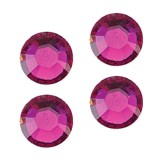 Pietre rotunde 3mm - roz 50buc, INGINAILS