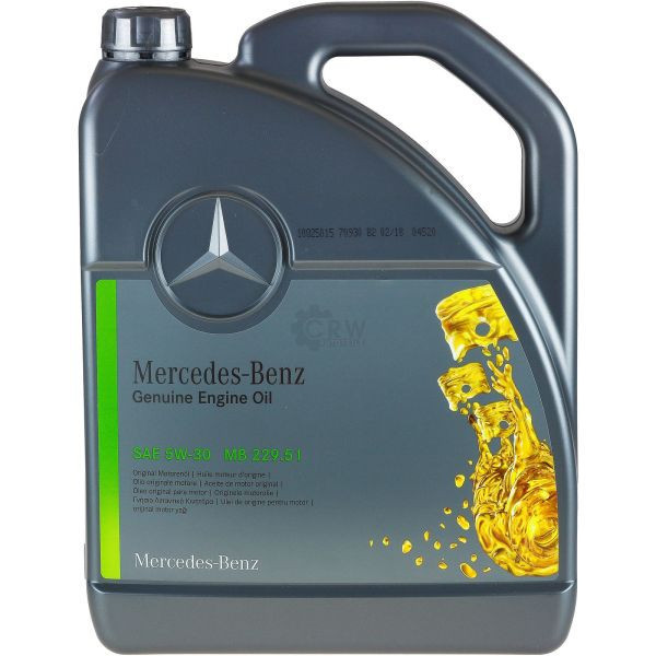 Ulei Motor OE MERCEDES 5W30 5L. norma MB 229.51. sintetic pentru motoare MB cu sau fara (DPF) filtru particule