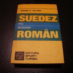 Mic dictionar ( de buzunar ) Suedez - Roman - 1981