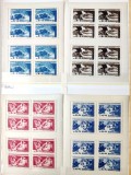 1947 - Apararea Patriotica in blocuri de 8 timbre - MNH** LP 224 a - nestampilat, Militar