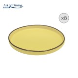 SET 6 FARF DESERT CERAMICA 20 CM, MEDEEA