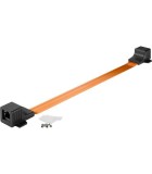 Cablu de trecere fereastra RJ45 LAN ultra-slim 0.5m Goobay