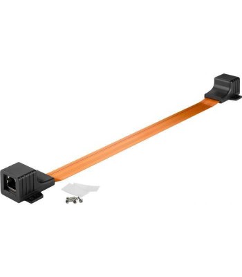 Cablu de trecere fereastra RJ45 LAN ultra-slim 0.5m Goobay foto