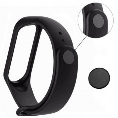 Buton catarama prindere curea bratara Xiaomi Mi Band 3, tip nasture, de metal foto