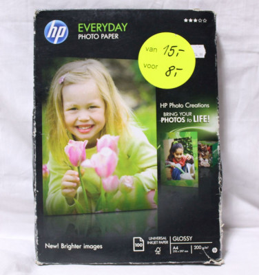 Hartie foto HP A4 200g 100 coli glossy - sigilate foto