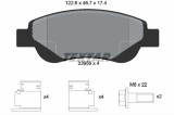 Set placute frana TEXTAR 2395901