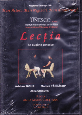 DVD Teatru: Eugene Ionesco - Lectia ( inregistrare 2008; SIGILAT ) foto