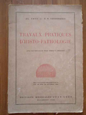 Travaux Pratiques D&amp;#039;histo-pathologie - Al. Ursu E.r. Teodorescu ,288911 foto
